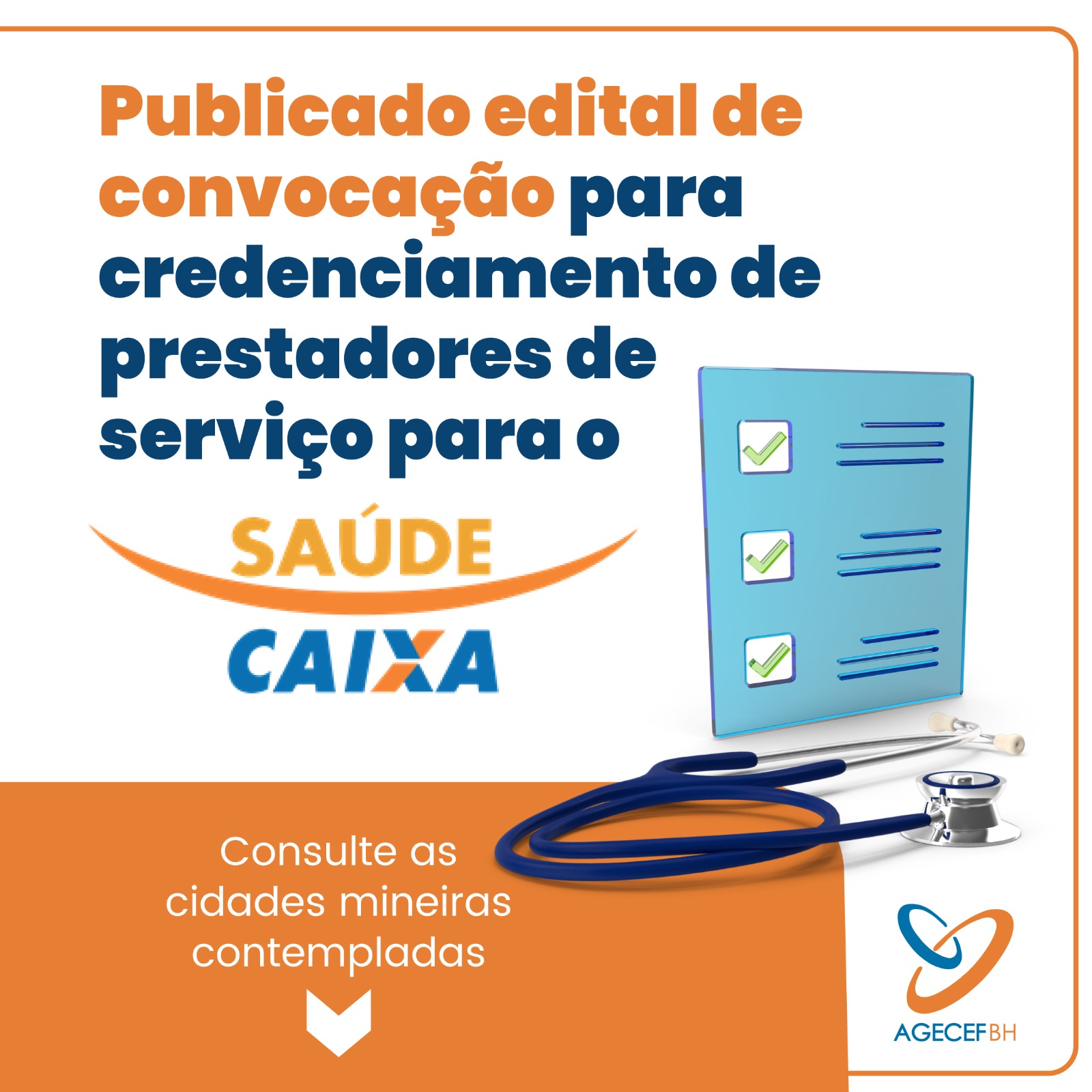 Caixa Anuncia Novo Credenciamento Para O Sa De Caixa Agecef Bh